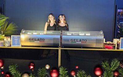 Christmas Catering Perfected with Gelato Tabletops