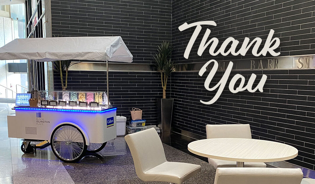 Thank You to Our Customers: Corporate & Private Events