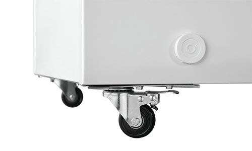 Caster Wheels on Chest Freezer