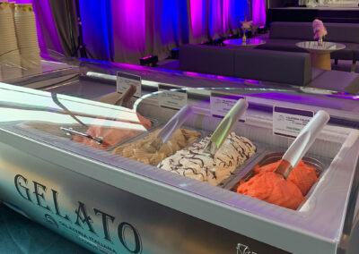 Gelato Tabletop closed with couch seating in the background
