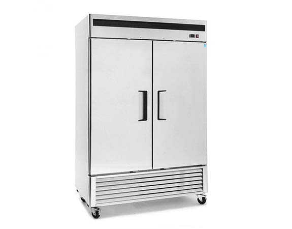 Double Door Stainless Steel Freezer