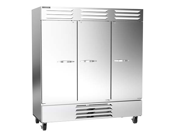 Triple Door Stainless Steel Freezer