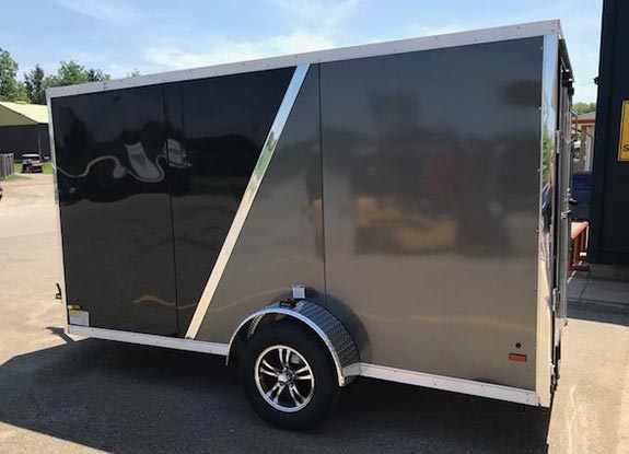 2022 Haulin Enclosed Cargo Trailer 6×12 Side View